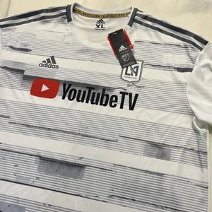 Adidas LAFC Los Angeles FC 2019 MLS White Authentic Soccer Jersey Men’s XL - Picture 1 of 11