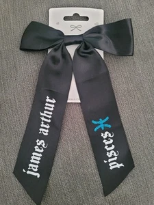 James Arthur Pisces Tour/concert Hair Bow Black Or White Available - Picture 1 of 1