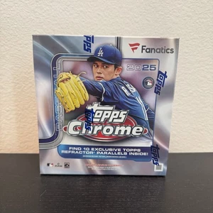 Mega caja exclusiva de fanáticos del béisbol Topps cromada 2025 - NUEVA SELLADA - Imagen 1 de 4