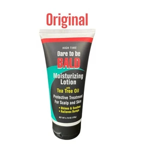 High Time Dare To Be Bald Moisturizing Lotion w/ Tea Tree Oil 4.75 oz Original - Picture 1 of 4