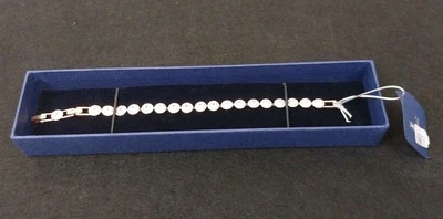 Authentic SWAROVSKI Women's Tennis Bracelet, Rhodium Finish 7" - Image 1 of 4
