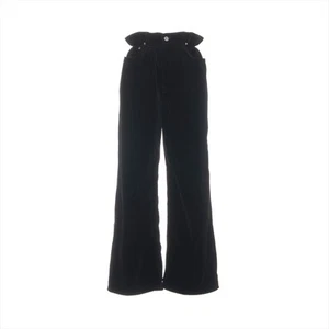 Miu Miu 21 years Cotton Pants 38 Ladies' Black MP1527 velvet pants - Picture 1 of 7