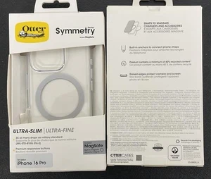 OtterBox Symmetry Series+ avec coque MagSafe - iPhone 16 Pro transparente - Photo 1 sur 4