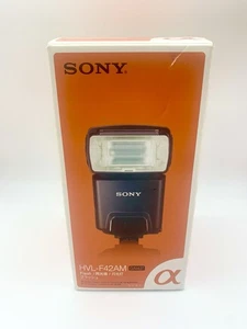 Flash giratorio inclinable Sony HVL-F42AM para Sony Serie A *EN CAJA*Distribuidor oficial Sony Reino Unido - Imagen 1 de 4