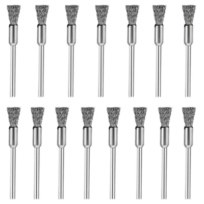 Drahtbürste Set 15 Stück Edelstahl Messing Mini Bürsten für Rost Reinigung - Bild 1 von 4