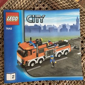 lego city 7642 manual only book 2 only NO bricks