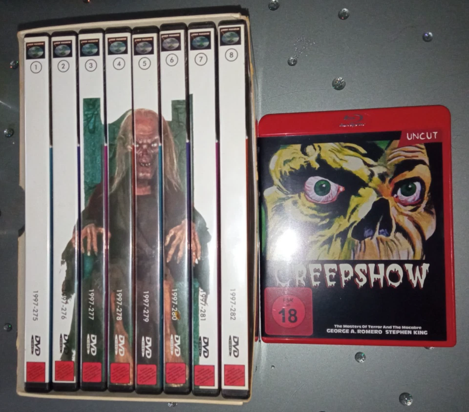 Geschichten aus der Gruft 1-8 komplette Serie DVD + Creepshow Bluray Limited TOP - Bild 1 von 3