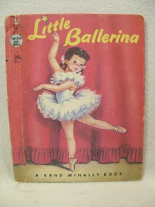 VTG Children's Rand McNally Elf Book ~ LITTLE BALLERINA ~ Dorothy Grider~1958 - Picture 1 of 19