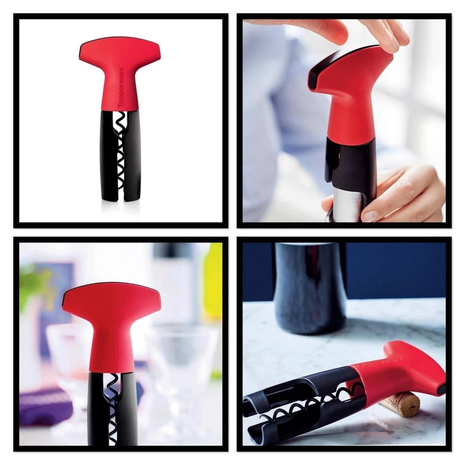 Tupperware D144 Flaschengeist Korkenzieher Wein-Öffner neu/OVP - Bild 1 von 1