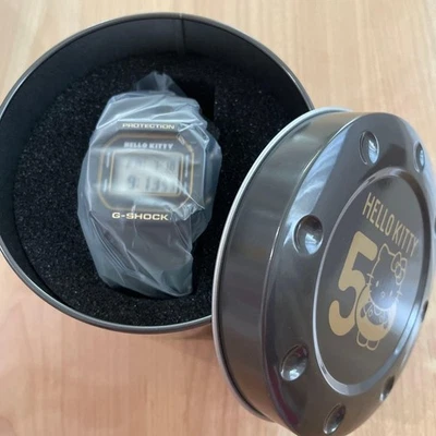 G-SHOCK Hello Kitty 50 Aniversario Colaboración DW-5600KT24-1JR Limited Negro - Imagen 1 de 4