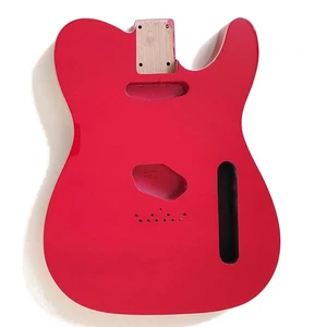 Corps Telecaster Sparkle red, double binding, Aulne 3 pièces - Foto 1 di 4