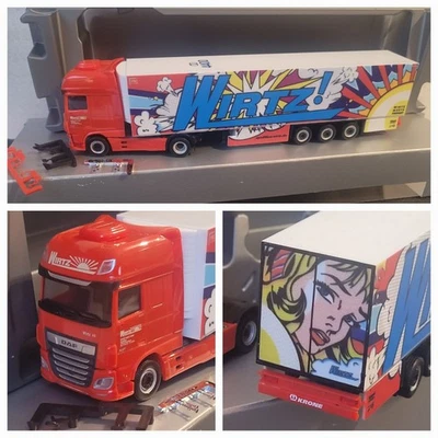 DAF XF 106 Nr.44 Wirtz 53332 Bornheim  Kühlkoffer  Wirtz Meets Popart 941716 - Bild 1 von 4