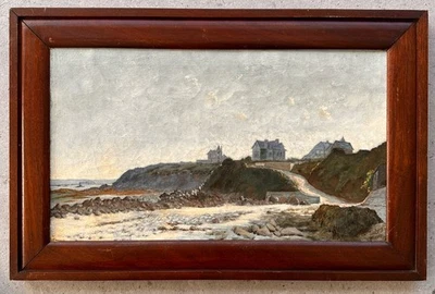 1929+BORD DE MER++ NORMANDIE? + SIGNÉ MAIS? A VOIR ++ TRÈS LUMINEUX++ - Photo 1/4