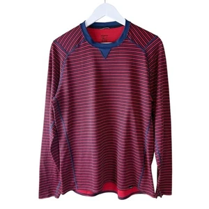 Patagonia Herren Capilene Midweight Crew rot und blau Langarm Top Gr. L - Bild 1 von 6