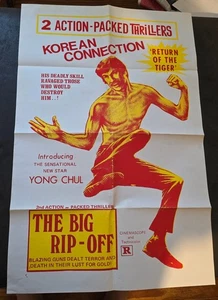 Vintage 1970s Movie Poster Korean Connection The Big Rip-Off Martial Arts 27x41 - Picture 1 of 17