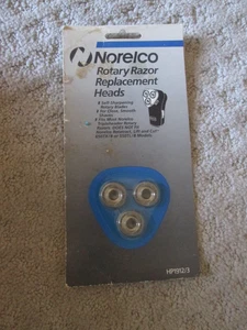 Cabezales de repuesto Norelco HP1912/3 vintage para 3 cabezales nuevos sellados ✅ - Imagen 1 de 1