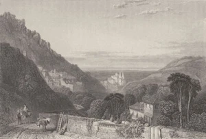 PORTUGAL. Sintra ; Finden 1833 altes antikes Vintage Druckbild - Bild 1 von 1