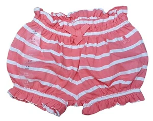 GAP Baby Girls Cotton Pink Stripy Shorts Elasticated Waist 3-6 Months MRRP £9.99 - Picture 1 of 1