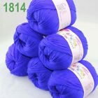Sale 6 Skeinsx50g Cashmere Silk Wool Baby DK Hand Blankets Crocheted Yarn 14