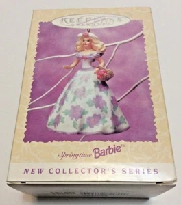 Hallmark 1995 Springtime Barbie Keepsake Easter Collectors Series Ornament Neu!! - Bild 1 von 3