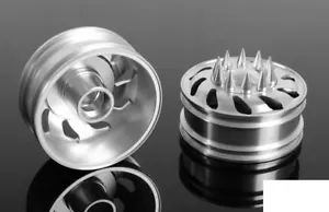 Force Directional Semi Front Wheels w/ Spiked Caps Z-W0053 RC4WD Tamiya Truck - Picture 1 of 4