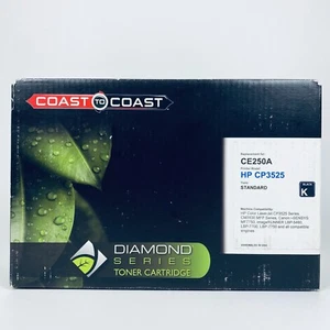 Toner Cartridge CE250A Black (K) For HP Color LaserJet CP3525 Series CM3530 MFP - Picture 1 of 5