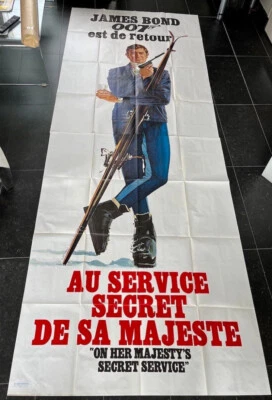 ON HER MAJESTY'S SECRET SERVICE (1969) James BOND - 47x126 in TWO PANELS - Image 1 of 4