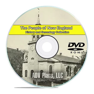 Neuengland Menschen, Städte und Familiengeschichte und Genealogie 157 Bücher DVD CD - Bild 1 von 1