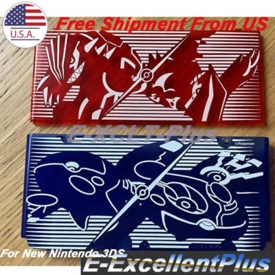 A&E Housing Shell Case Kisekae Cover For Nintendo New 3DS Pokemon Ruby Sapphire - Image 1 of 4