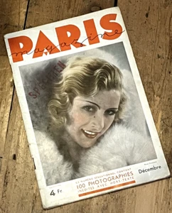 VINTAGE DEZEMBER 1932 PARIS MAGAZIN EXEMPLAR Nr.16 GUTER ZUSTAND FÜR DAS ALTER - Bild 1 von 5