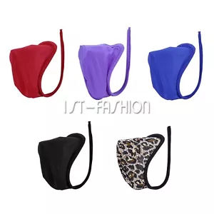 Hombres G-String Micro Hombre Mankini Bikini Cuerda en C Tanga Ropa Interior Calzoncillos Entrepiernas - Imagen 1 de 27
