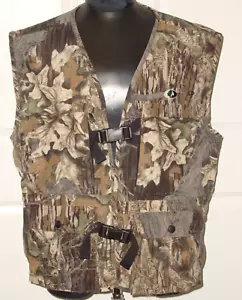 VINTAGE MOSSY OAK BREAK UP CAMO HUNTING VEST XL / 2XL - Picture 1 of 3