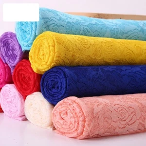 Rose Spitze Stoff 50cm*150CM Kleidung Vorhang Moskitonetz Haustextilien Kunst - Bild 1 von 25