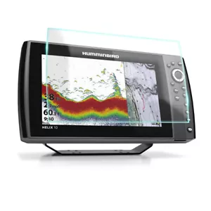 Kristallklare Displayschutzfolie für Kolibri Helix 10 Sonar Fisch Finder - Bild 1 von 12