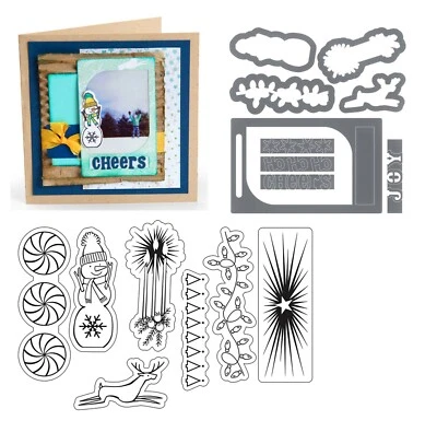 Sizzix Framelits Photo Frame & Seasonal Borders #662177 Retail $17.99 9pk stamps - Image 1 of 4