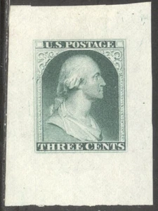 U.S. #11-E4e SCARCE Essay - 3c Washington, Green - Picture 1 of 1