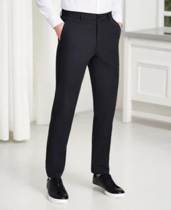 Michael Kors Mens Classic Fit Cotton Stretch Pants Black Size 34x34 NWT - Picture 1 of 4