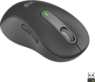 Logitech Signature M650 L Left Wireless Mouse For Left Hand 910-006234 Graphite - Image 1 of 4
