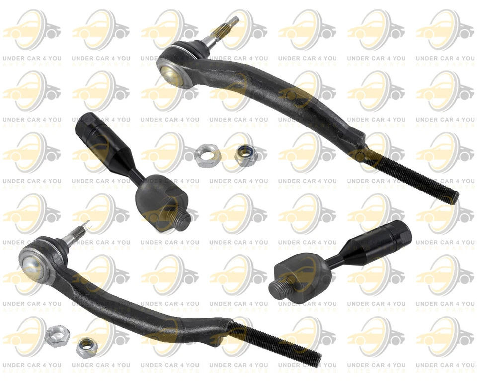 4 piezas extremos de barras de amarre interiores exteriores para Isuzu Ascender S Sport 4,2 L nuevo kit de dirección Foto 1 de 3