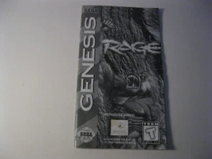 Primal Rage Sega Genesis instruction manual only - Picture 1 of 2