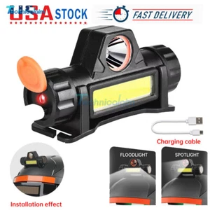Faro de casco de soldadura de repuesto carga USB proyector de doble uso - Imagen 1 de 14