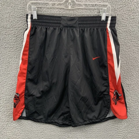 Rutgers Scarlet Knights Shorts Mens Large Black Red Nike Elite Basketball Cover