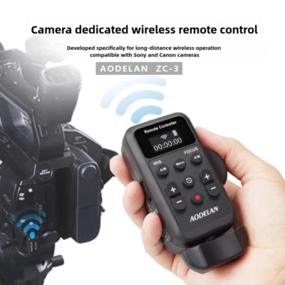 Wireless Camcorder Remote Control for Sony Canon Video Zoom Focus IRIS Recording - Image 1 of 4