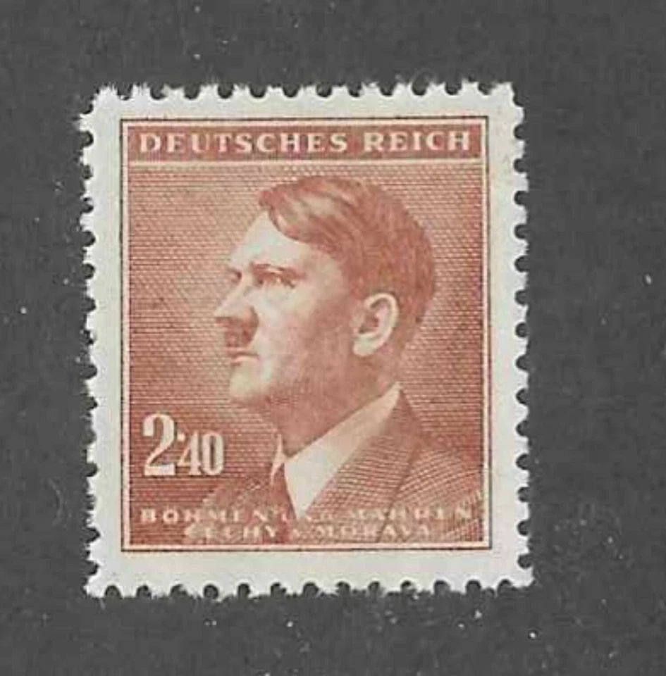 Sello MNH / Adolf Hitler / Tercer Reich 1942 2,40 Kr / Segunda Guerra Mundial ocupación alemana Foto 1 de 1