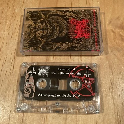 Abhorer  Cenotaphical Tri-Memoriumyths CASSETTE TAPE unholy blasphemer sarcofago Foto 1 de 3