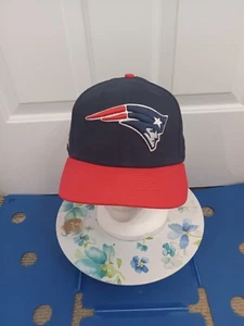 New England Patriots New Era Snapback Mütze Cap Navy Blau Red Bill NFL Med-Large  - Bild 1 von 10