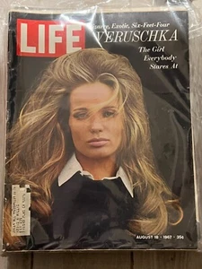 Life Magazine AUGUST 15 1967 1st Supermodel VERUSCHKA from Blow-up Film fame !!! - Bild 1 von 9