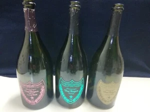 3 MAGNUM 1,5LT DOM PERIGNON COME DA FOTO 1 LUMINUS BOTTIGLIE VUOTE - Foto 1 di 3
