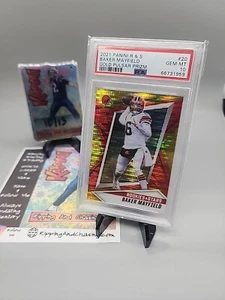 Baker Mayfield 2021 Rookies & Stars #20 GOLD PULSAR PRIZM /15 PSA 10 TB Bucs SSP - Picture 1 of 3