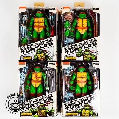 NECA Mirage Comic Turtles Teenage Mutant Ninja Turtle TMNT Hero 4-Pack Set